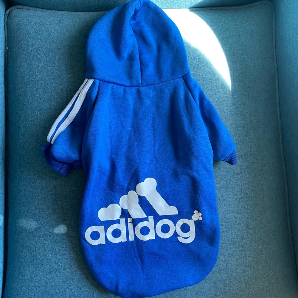 Adidog adidas tracksuit for dogs (FITS SMALL)